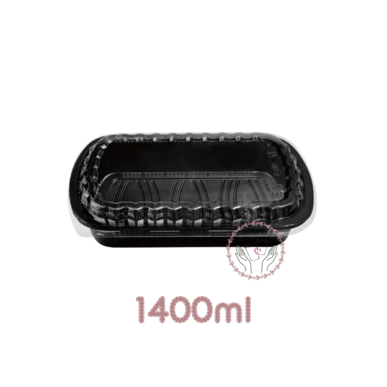可微波1400ml長方盒