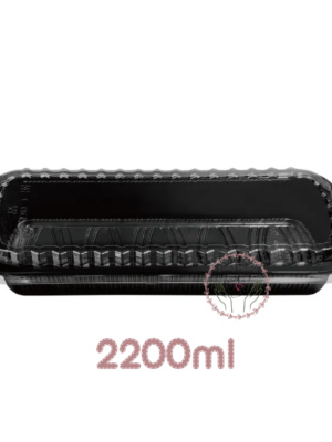 可微波2200ml長方盒