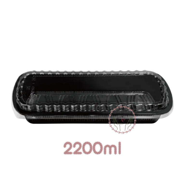 可微波2200ml長方盒